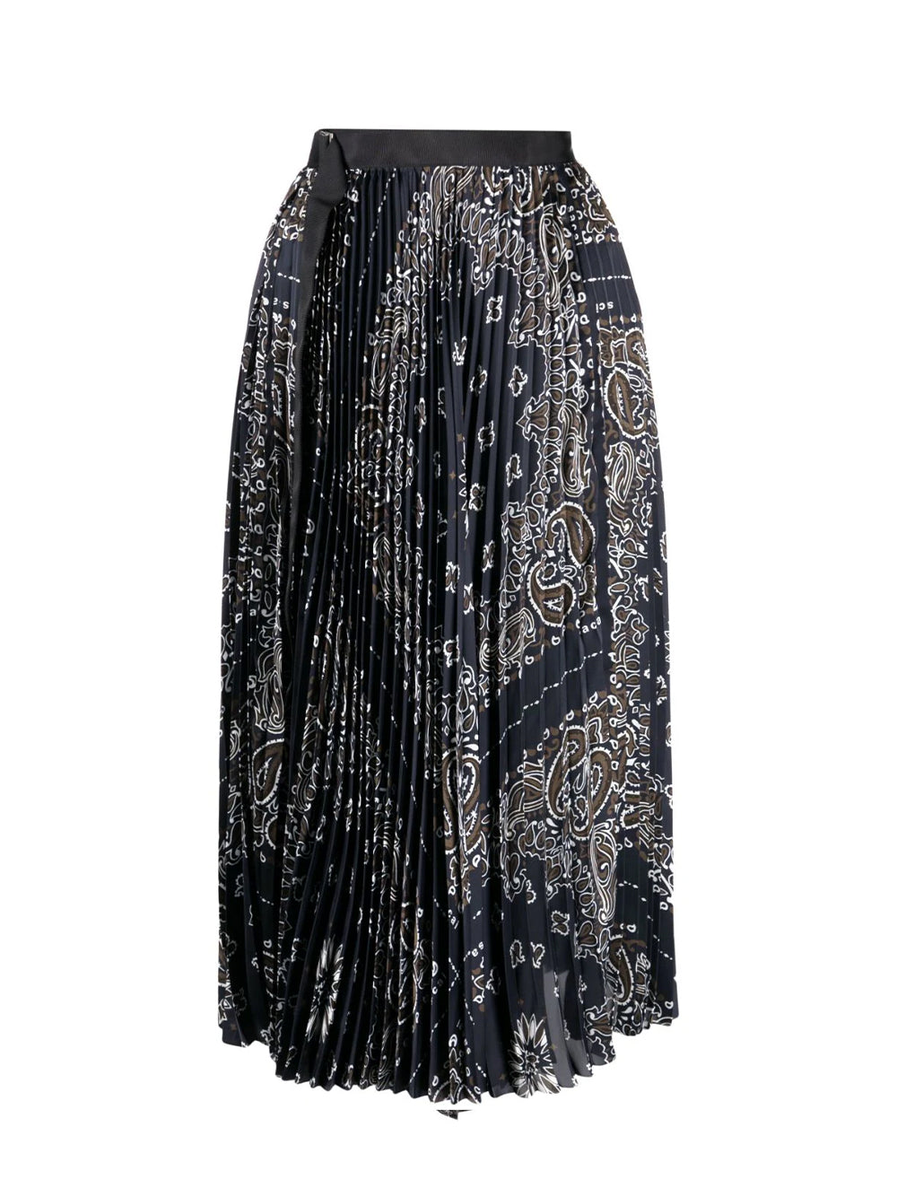 Bandana Print Skirt Navy