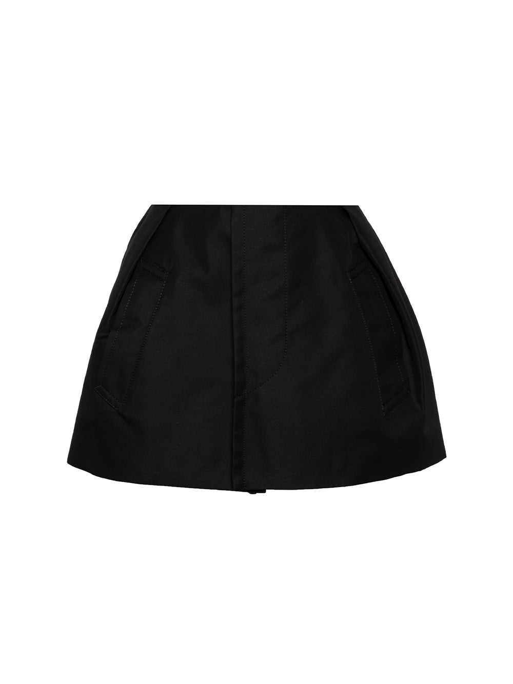 Cotton Gabardine Shorts (Black)