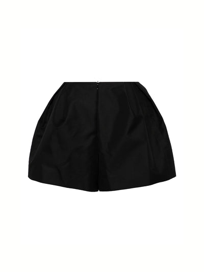 Cotton Gabardine Shorts (Black)