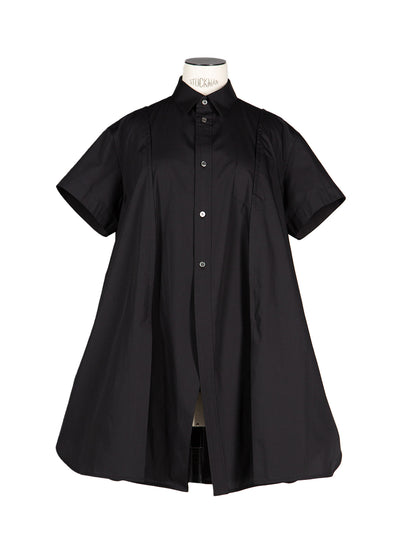 Cotton Poplin Shirt Black