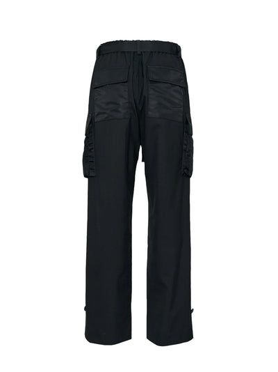 Suitingxnylon Twill Pants Black