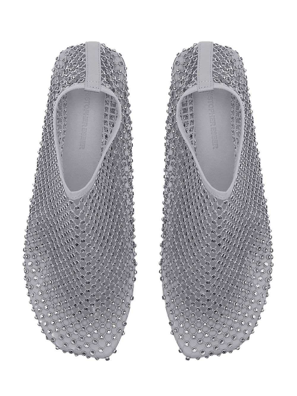 Minette Crystal Flat Slate Grey