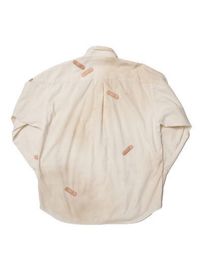 Bandage Embroidery Shirt White