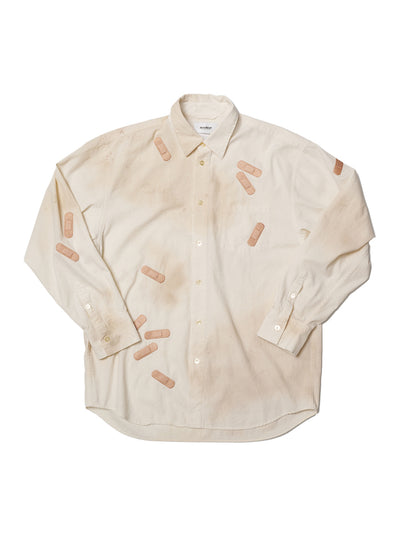 Bandage Embroidery Shirt White