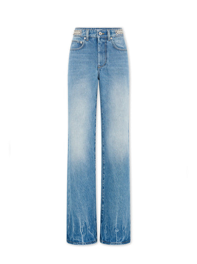 Pantalon Large Pant Denim Stone