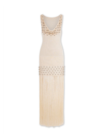 Robe Strap Dress Nude