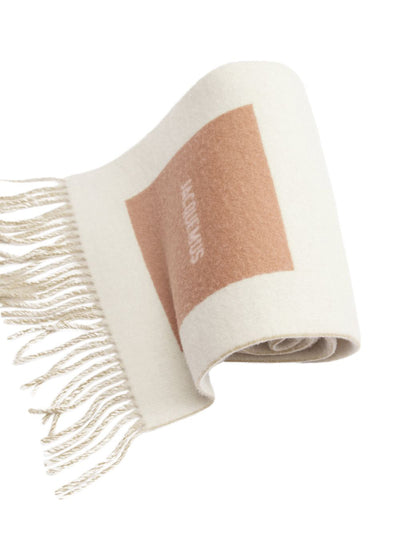 L'Echarpe Rond Carre Multi-Beige