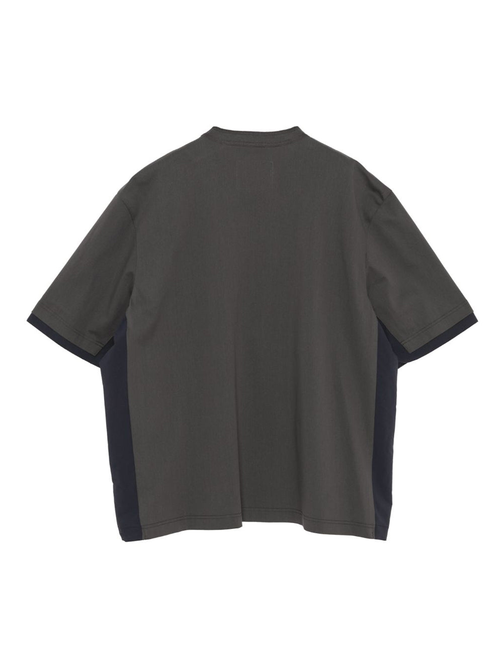 Cotton Jersey T-Shirt C/Gray×Navy