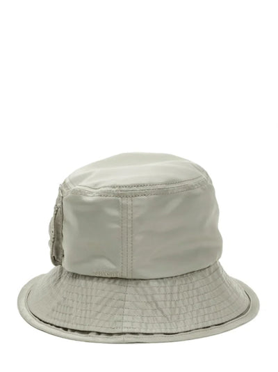 Pocket Double Brim Hat / Nylon Twill L/Khaki