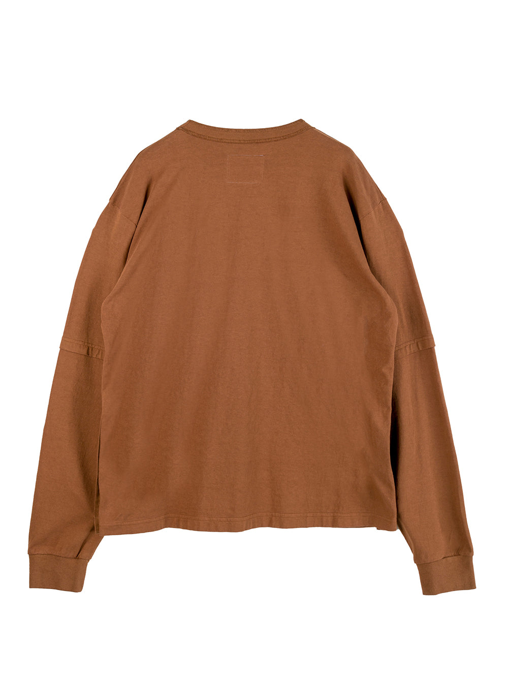 Men Carhartt WIP Cotton Jersey Long Sleeve T-Shirt (Dark Beige)