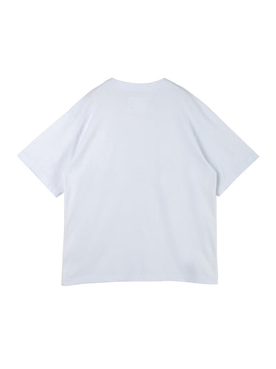 Men Sacai x Carhartt WIP Cotton Jersey T-Shirt (White)