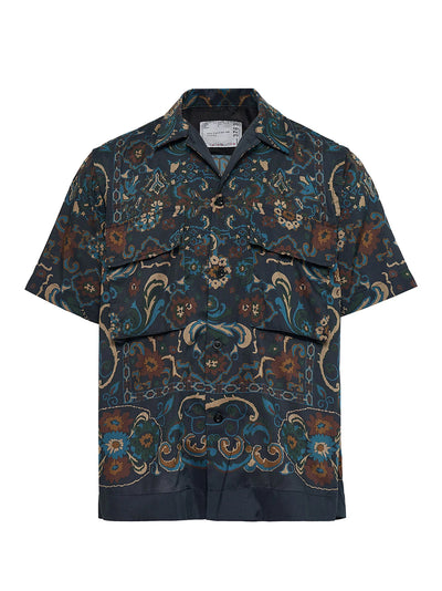 Floral Print Shirt Navy