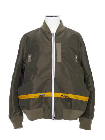 Nylon Twill Blouson D/Khaki