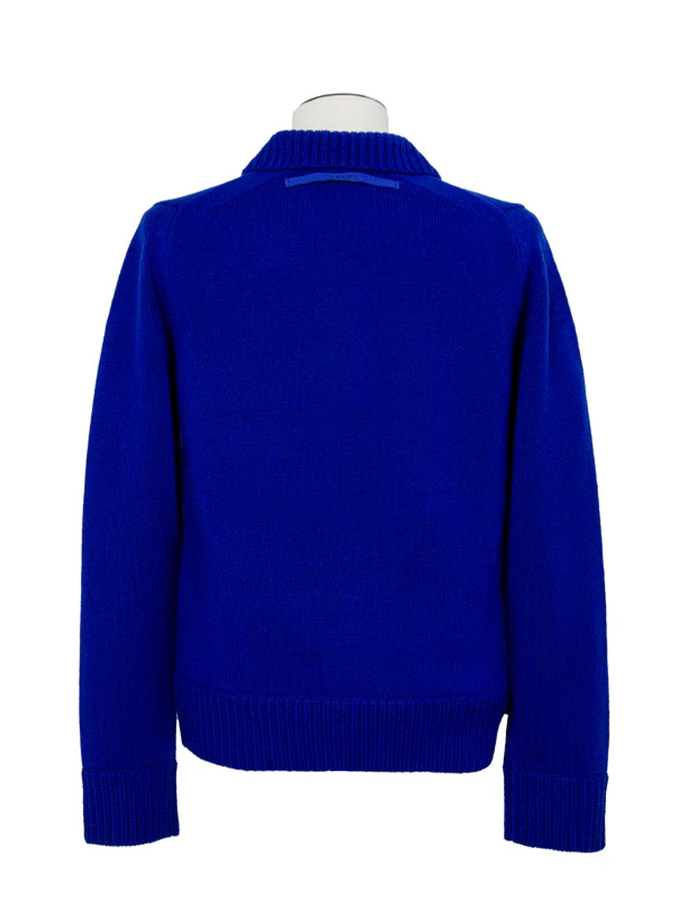 Wool Knit Pullover Blue
