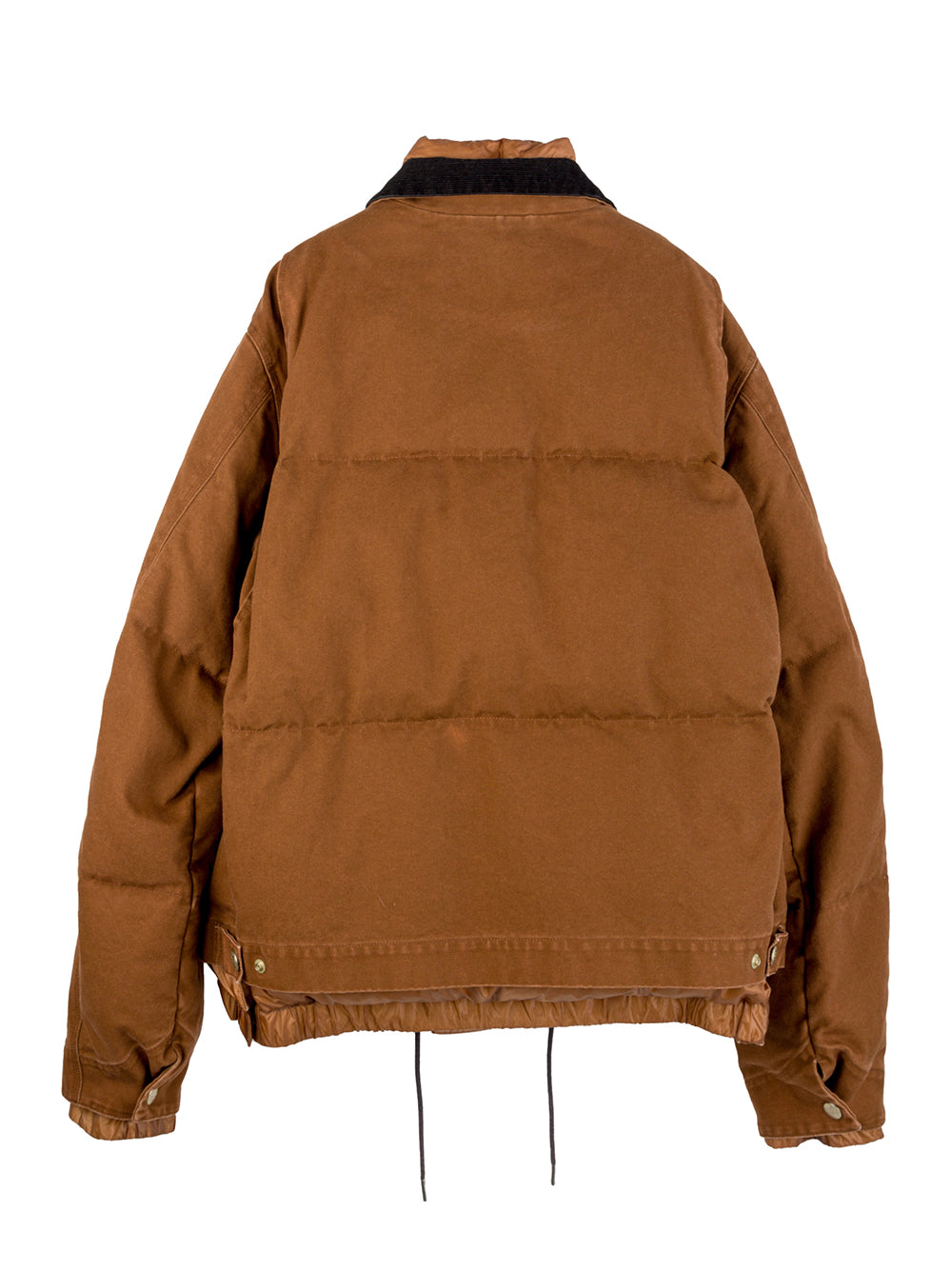sacai x Carhartt WIP Washed Duck Puffer Jacket (Dark Beige)