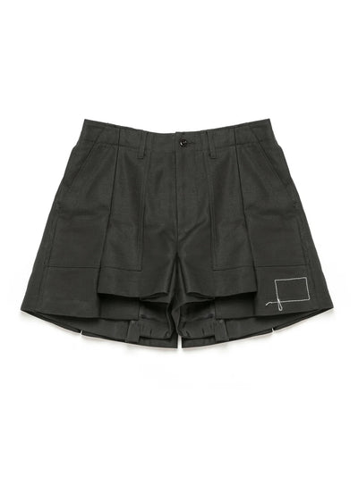 Wtaps Cotton Back Satin Shorts Black