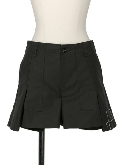 Wtaps Cotton Back Satin Shorts Black