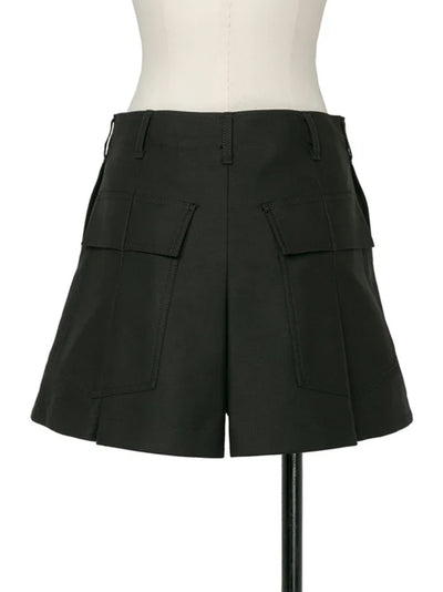 Wtaps Cotton Back Satin Shorts Black