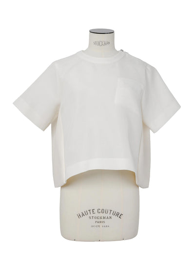 Suiting Mix Pullover Off White