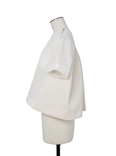 Suiting Mix Pullover Off White