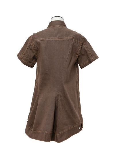 Denim Dress Brown