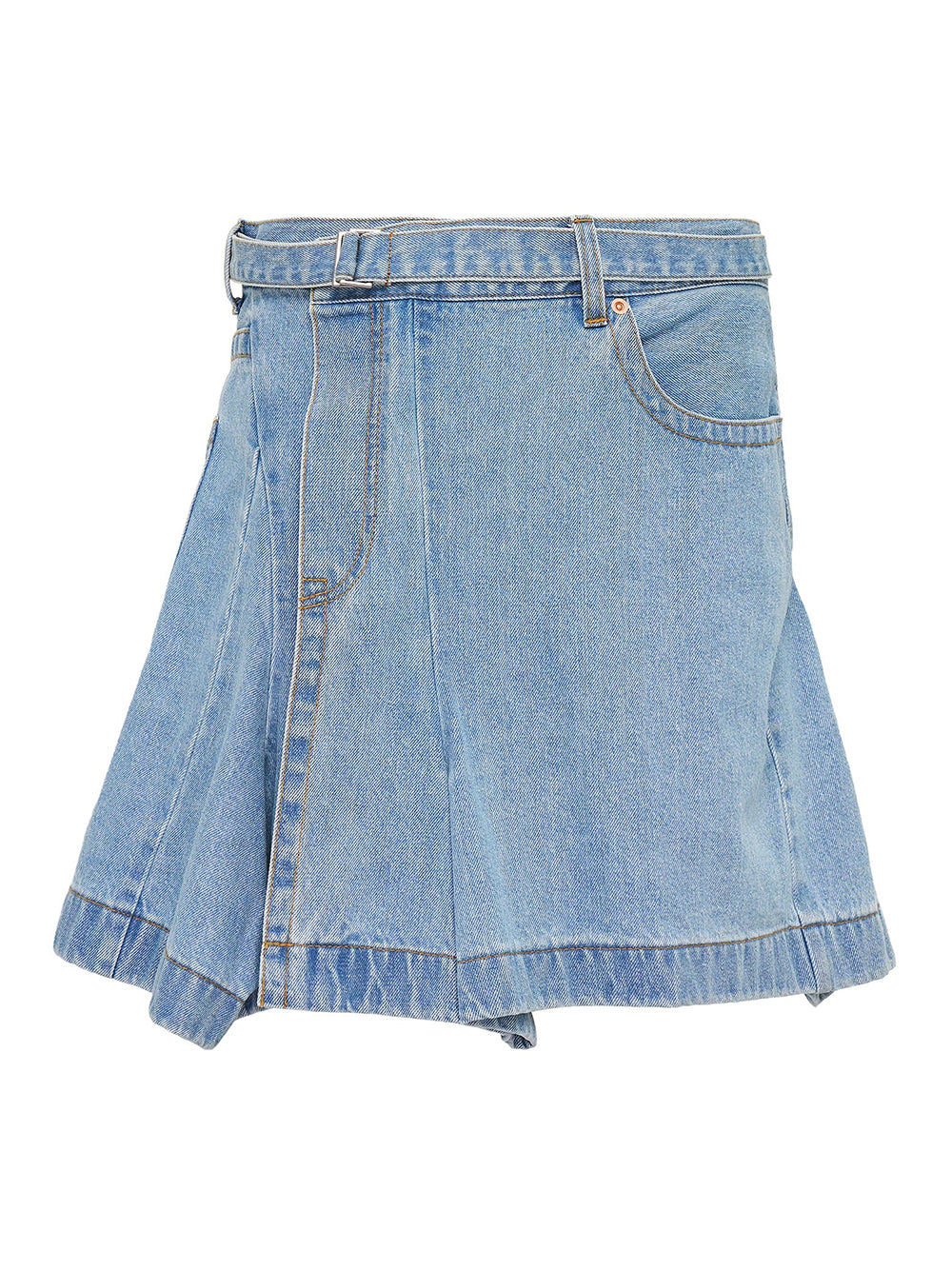 Denim Skirt Light Blue