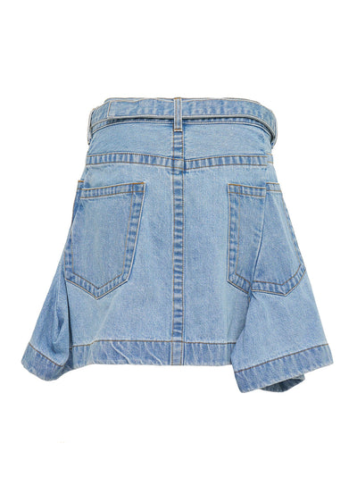 Denim Skirt Light Blue