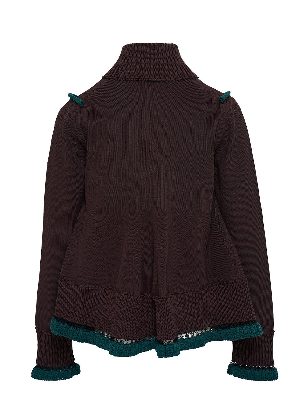 Knit Blouson Brown