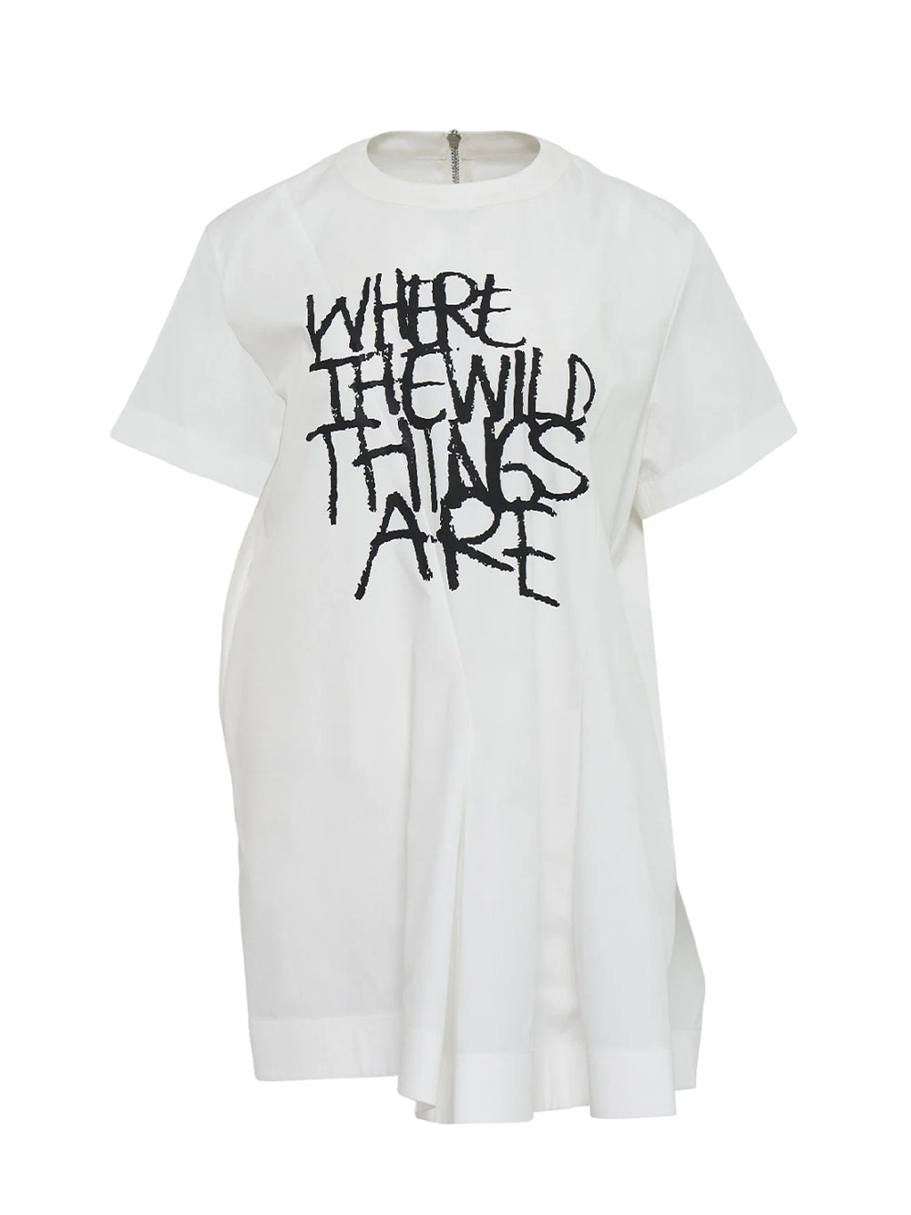 Where The Wild Things Are Poplin Dress Off White