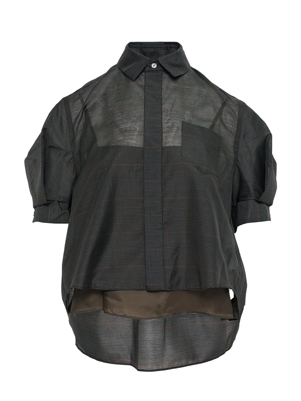 Glen Check Shirt Khaki
