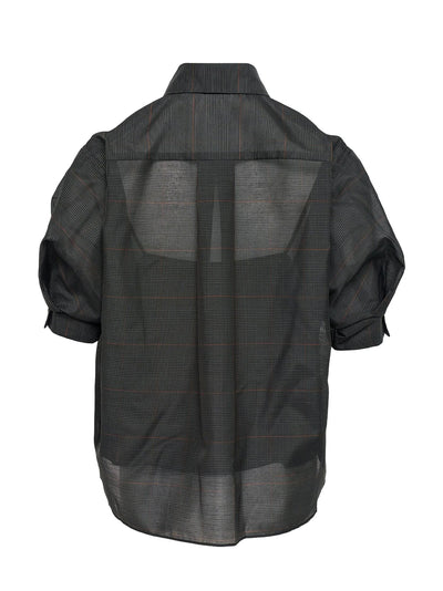 Glen Check Shirt Khaki