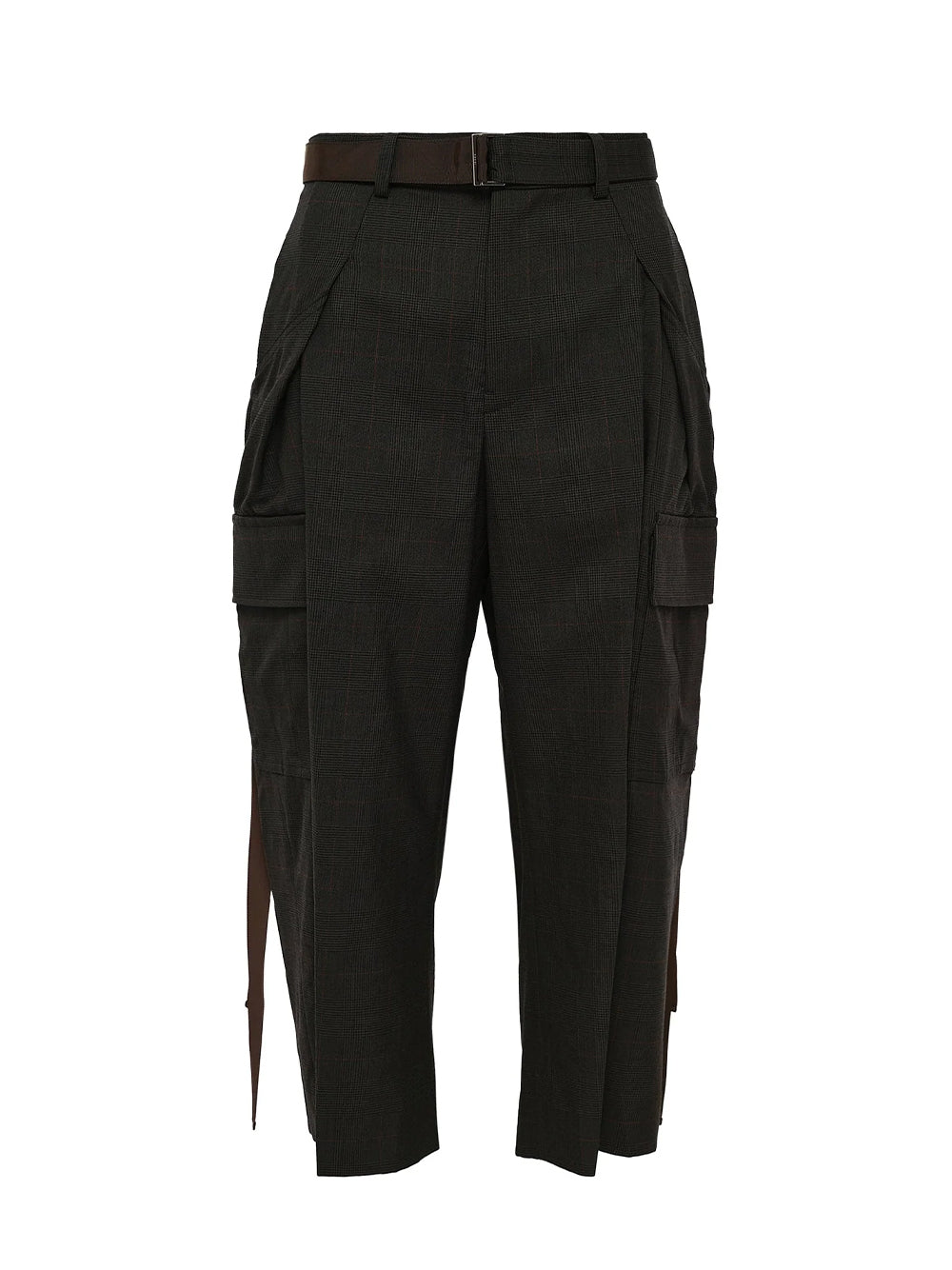 Glen Check Pants Khaki