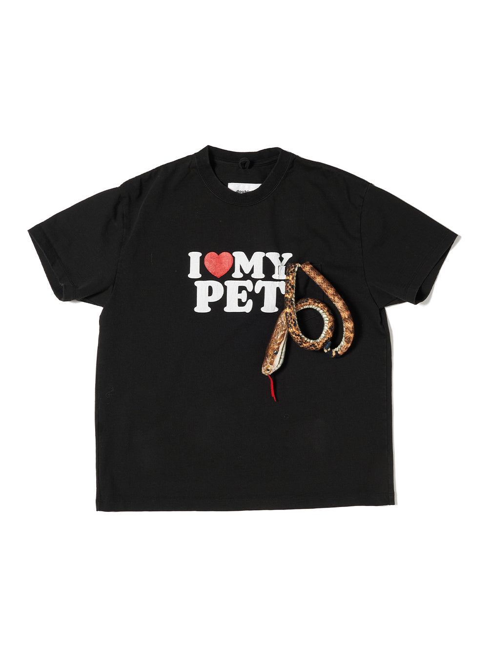 I Love My Pet T-Shirt Black