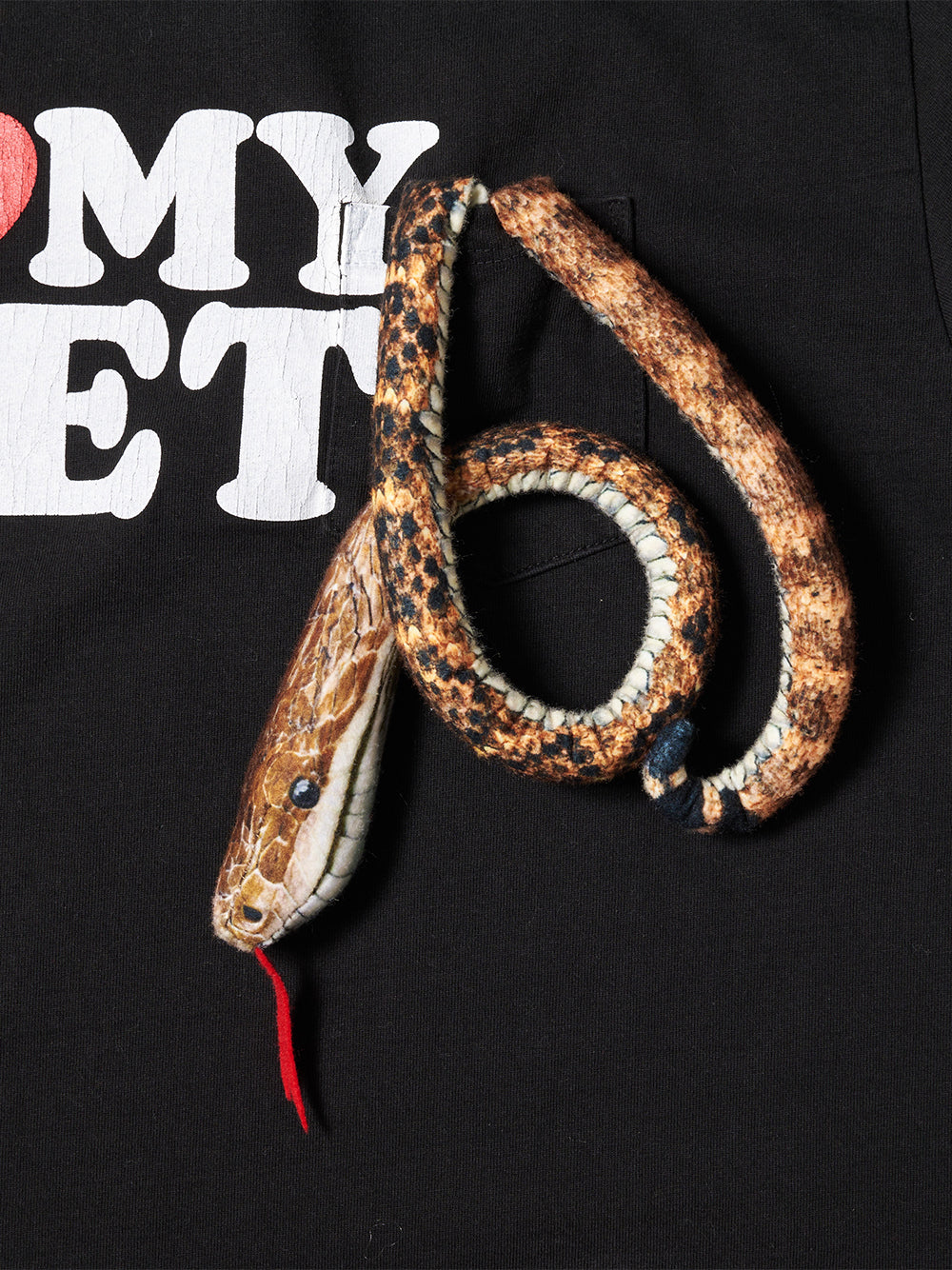 I Love My Pet T-Shirt Black