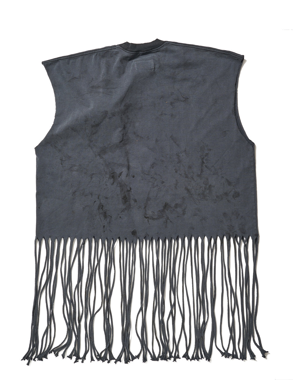 No Sleeve T-Shirt With Villain Bear Black