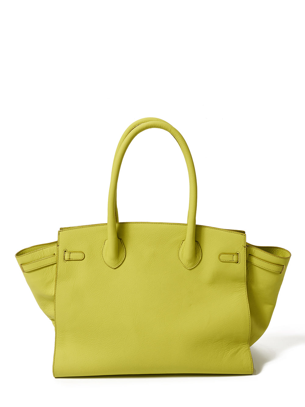 Brew-Dyed Leather "Ita" Bag Green Tee
