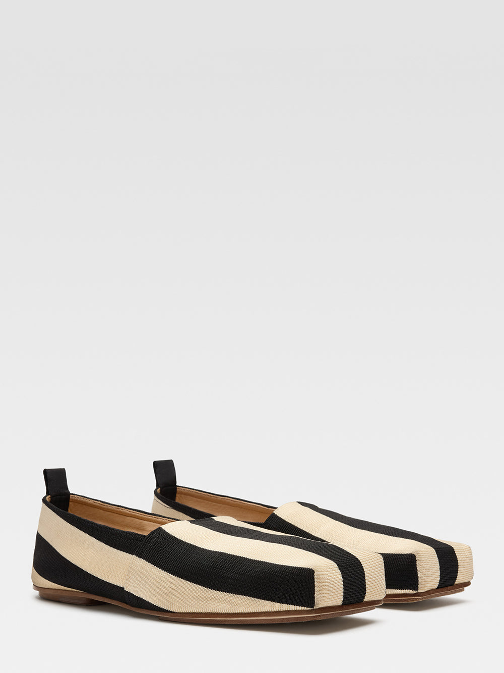 Les Espadrilles Carre (Beige/Black)