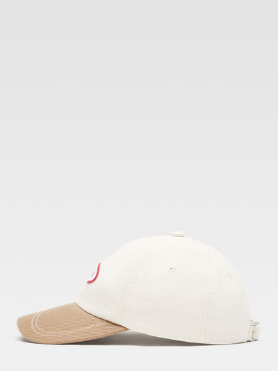 La Casquette Gelato (Off White and Light Brown)
