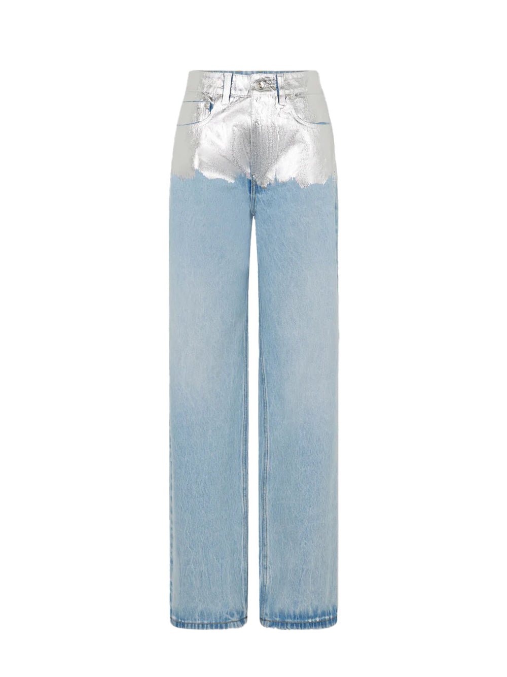 Baggy Trousers (Light Blue/Silver)