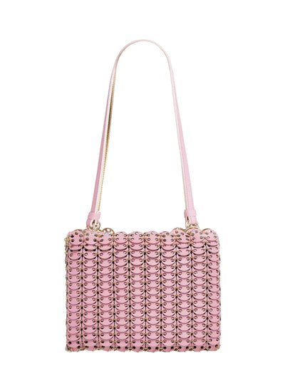 1969 Flip Bag in Leather (Pink/Gold)