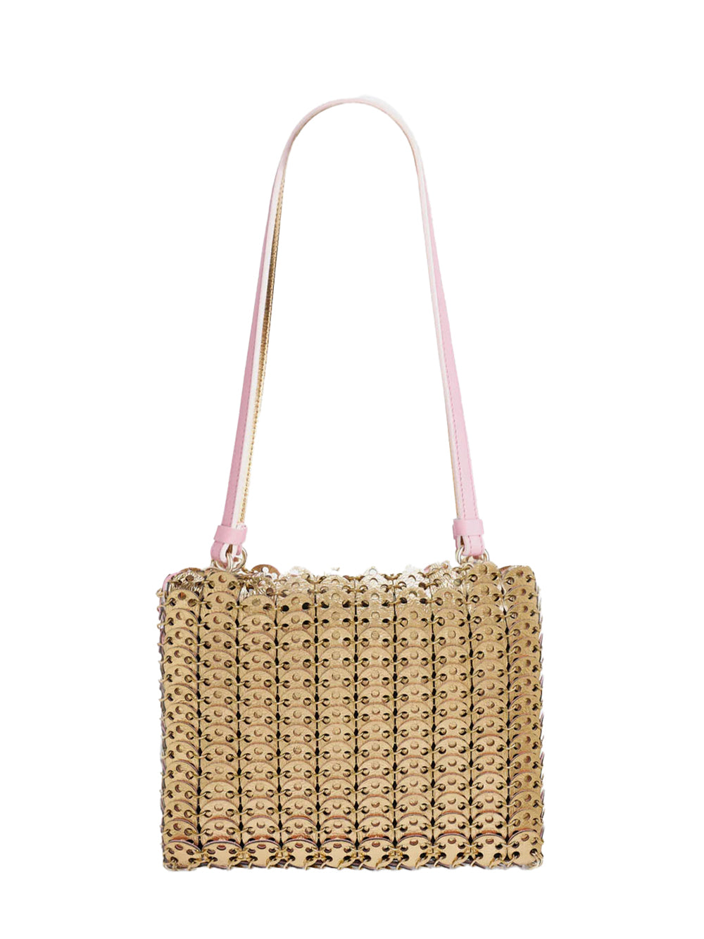 1969 Flip Bag in Leather (Pink/Gold)