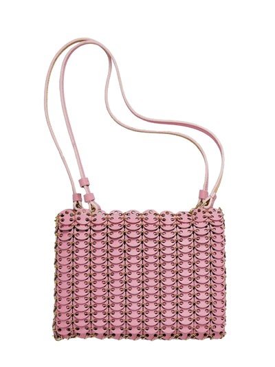 1969 Flip Bag in Leather (Pink/Gold)