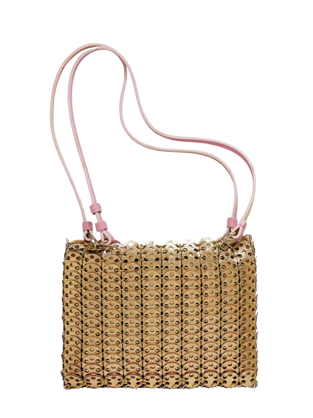 1969 Flip Bag in Leather (Pink/Gold)