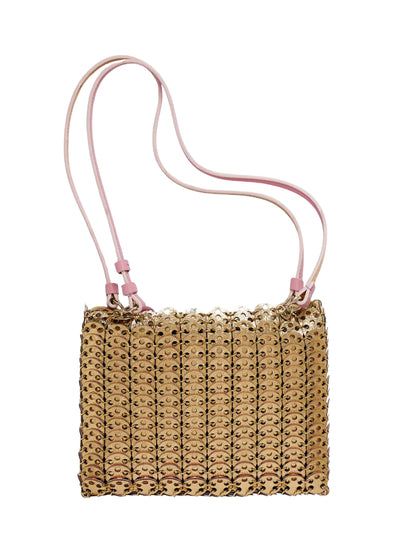1969 Flip Bag in Leather (Pink/Gold)