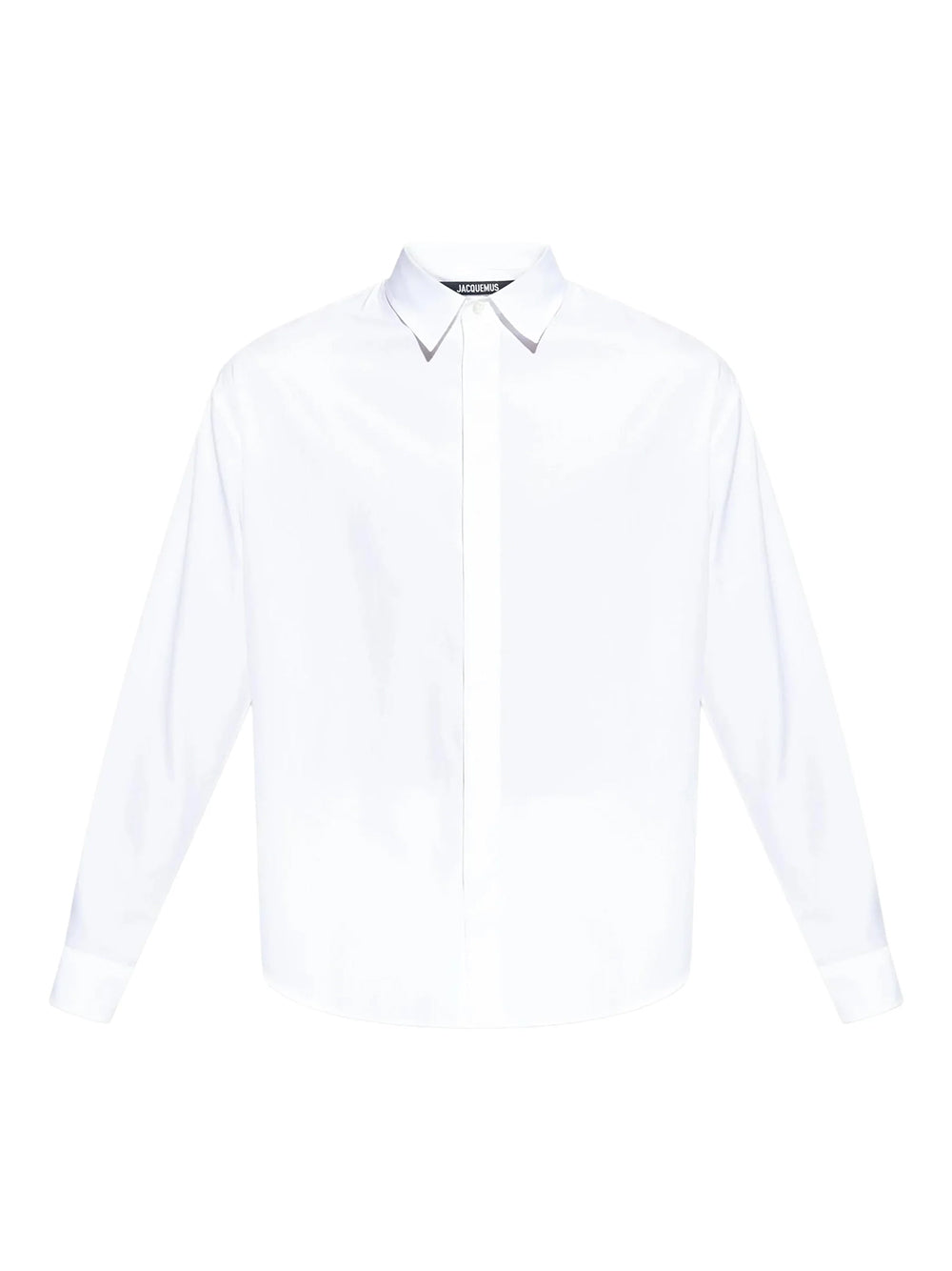 La Chemise Henri Round Navy Jacquemus Embr