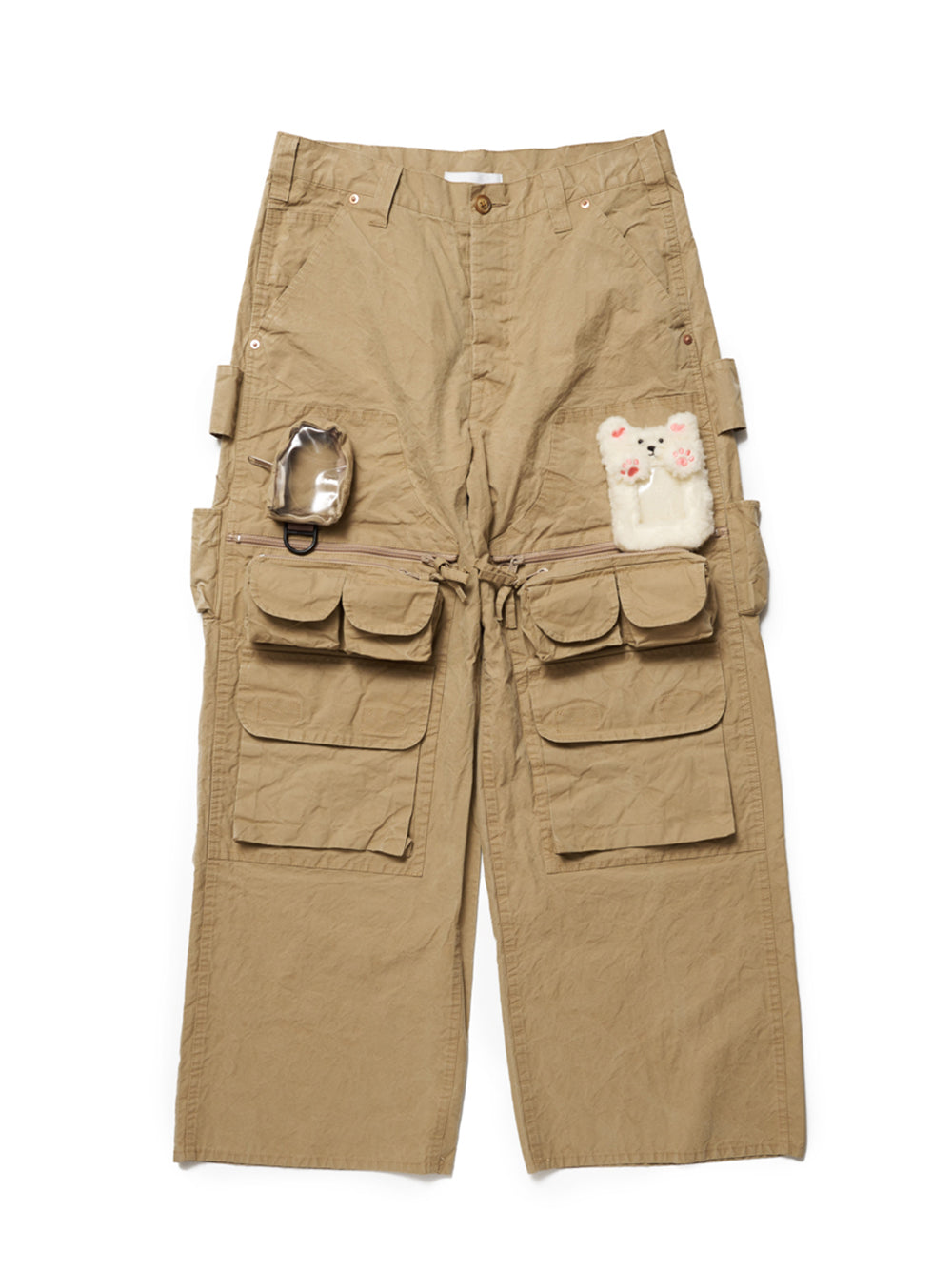 =T43“Oshi-Katsu” Pocket+ Pants Beige