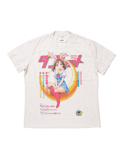 Anime Print T-Shirt Rabbit