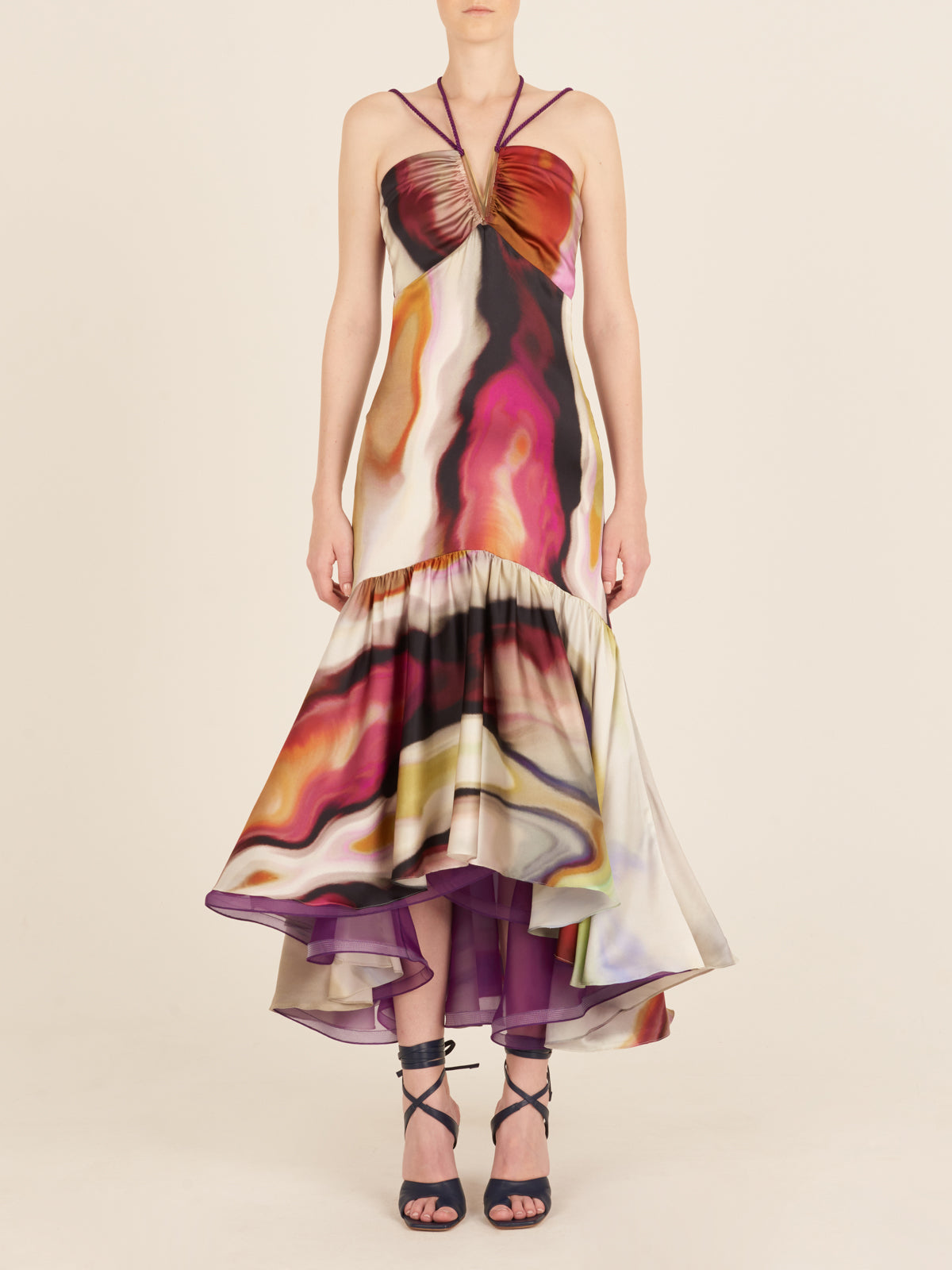 Mogador Dress Iridescent Marble