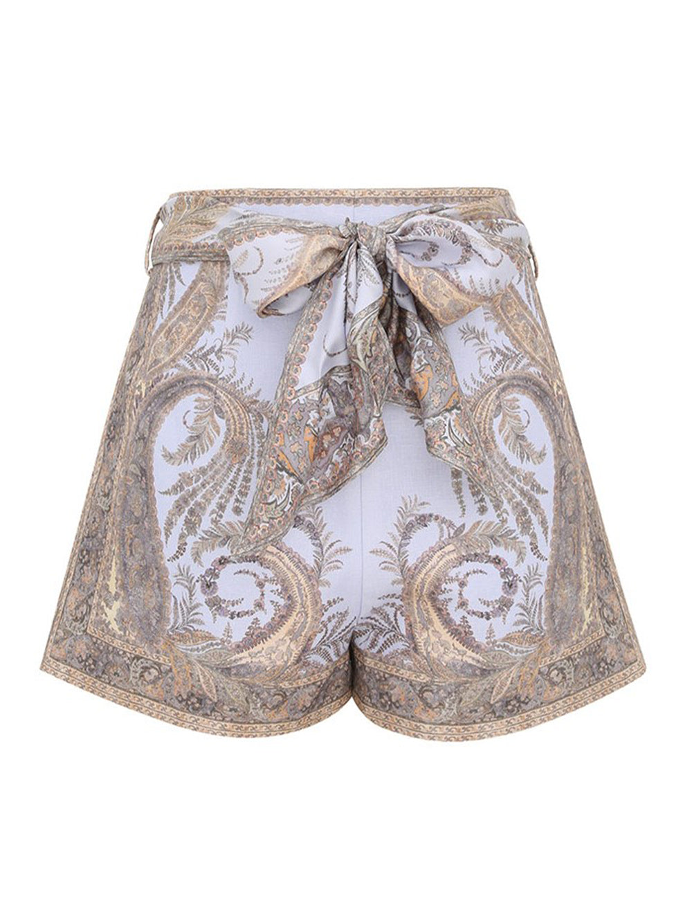 Hypnotic Flat Front Short Lilac Paisley