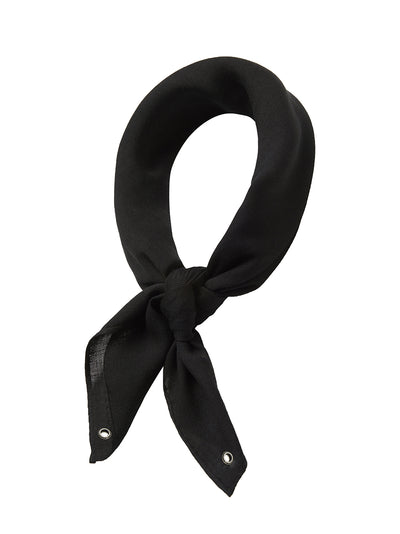 Classic Square Scarf Black